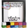 Will you be my Godmother / Godfather Vinyl Decal Sticker