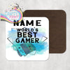 World’s Best Gamer Switch Personalised Coaster - Coasters