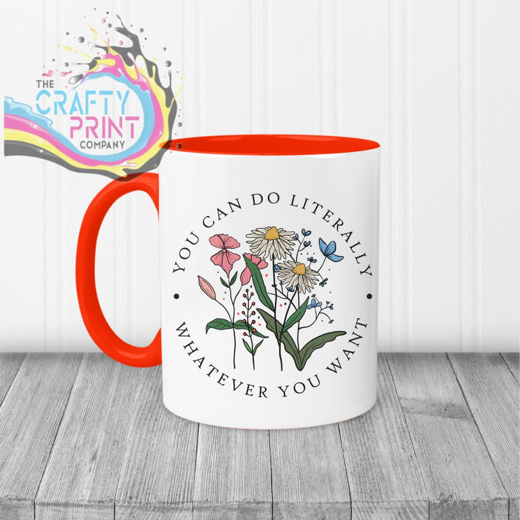 You can do literally whatever you want Mug - Red Handle &